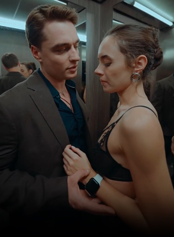 Spark Me Tenderly (2025) My Drama Web Series Boss and Employee sexy elevator scene