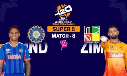 India vs Zimbabwe (Feb 26, 2026) Super 8 Match Suryakumar Yadav vs Sikandar Raza face off