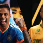 India vs South Africa (Feb 22, 2026) Super 8 Match Suryakumar Yadav and Aiden Markram face to face