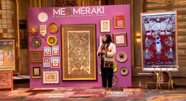 Yosha Gupta trying to impress sharks Shark Tank India Season 5 Episode 30