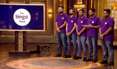 Shark Tank India Season 5 Episode 28 Binge Town founders trying to impress