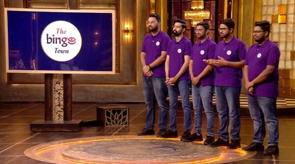 Shark Tank India Season 5 Episode 28 Binge Town founders trying to impress