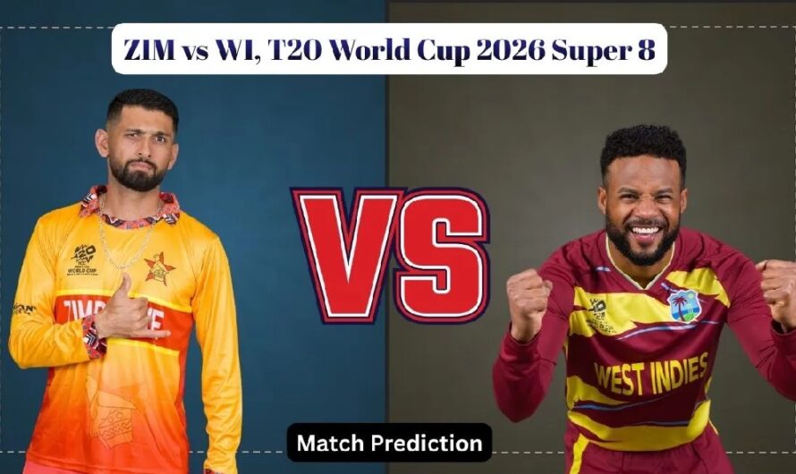 Zimbabwe vs West Indies (Feb 23, 2026) Super 8 Match: Pitch Report, Rain Forecast, Probable Playing XIs, and Winner Prediction
