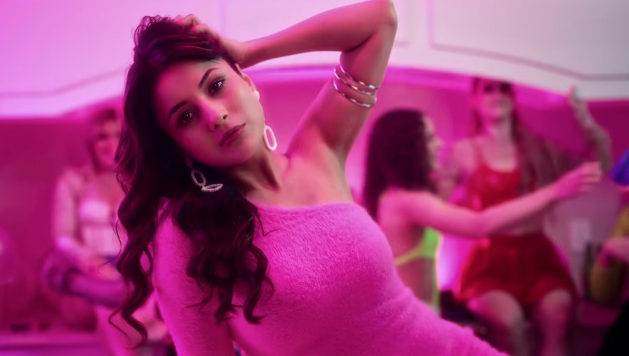 Shehnaaz Gill striking seductive pose in Banje Daaru music video