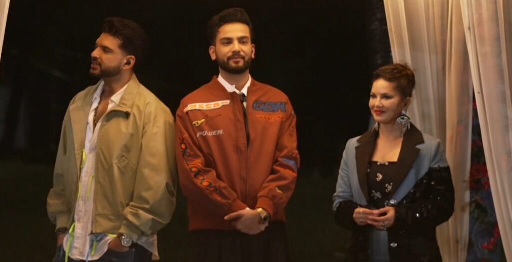 MTV Splitsvilla X6 Episode 29 Karan Kundrra, Elvish Yadav, and Sunny Leone hosting together