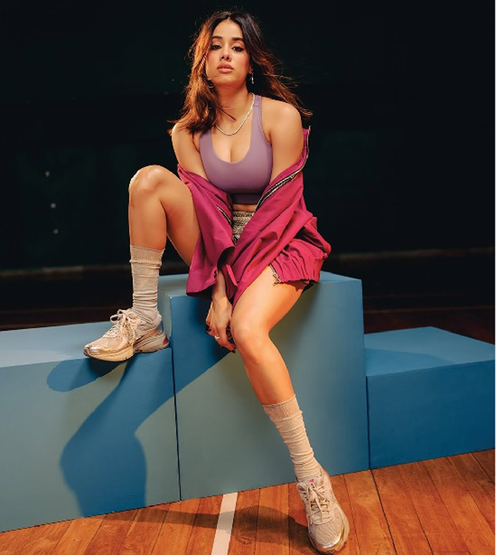 Janhvi Kapoor flaunting her sexy cleavage on Grazia India March 2026 Photoshoot