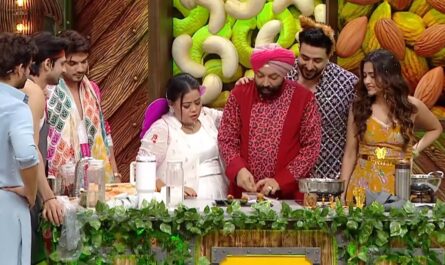 Laughter Chefs Season 3 Episode 29 Chef Harpal tasting Tejasswi and Arjun dish