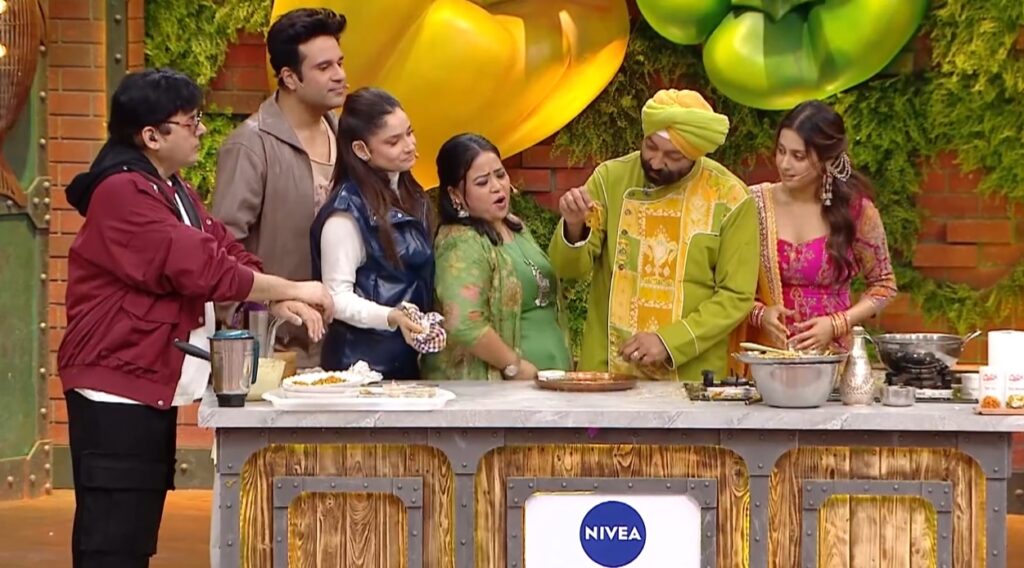 Chef Harpal tasting dish cooked by Isha Malviya on episode 37 of Laughter Chefs Season 3 aired on March 28, 2026.