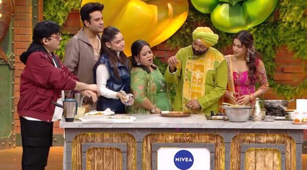 Chef Harpal tasting dish cooked by Isha Malviya on episode 37 of Laughter Chefs Season 3 aired on March 28, 2026.