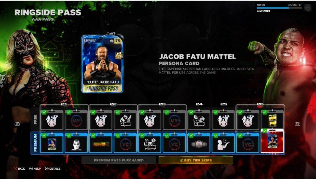WWE 2K26 Ringside Pass DLC included in Season 1
