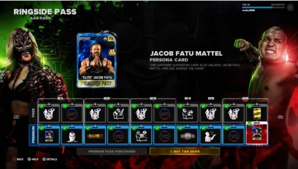 WWE 2K26 Ringside Pass DLC included in Season 1