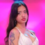 Ruru Thakur showing off her body in short clothes