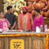 Chef Harpal Singh Sokhi judging Gudpare cooked by the pair of Arjun Bijlani & Tejasswi Prakash on Laughter Chefs Season 3 Episode 42