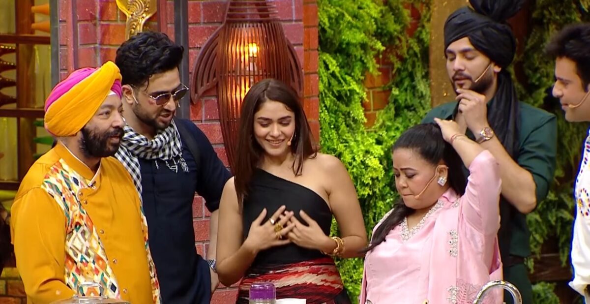 Laughter Chefs Season 3 Episode 40 Mrunal Thakur tasting dishe made by Elvish