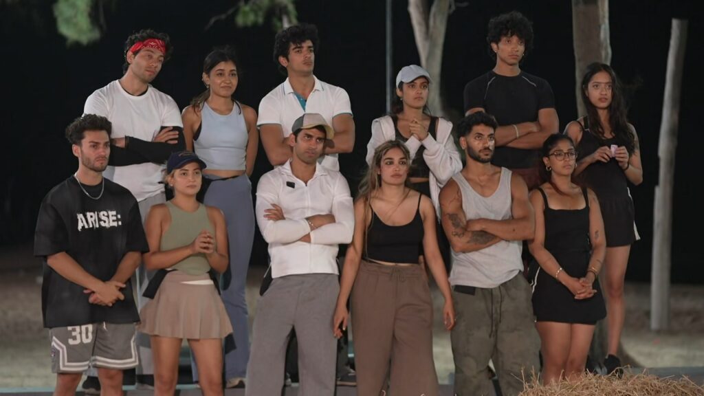 Winners of Bank Baaja Baraat Paisa Challenge standing together on MTV Splitsvilla X6 (10th April 2026)