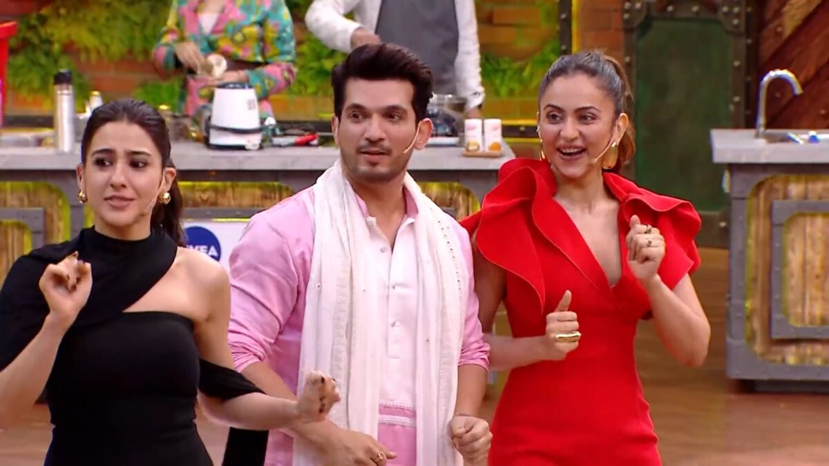 Laughter Chefs Season 3 Ep 10 May 2026 Sara Ali Khan and Rakul Preet Singh having fun with Arjun Bijlani.