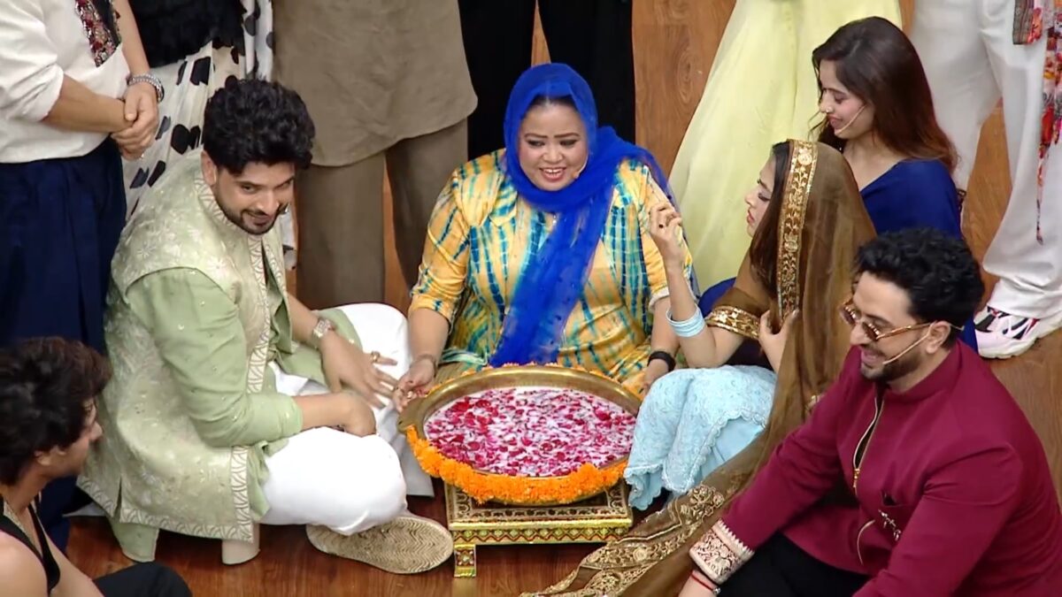 Laughter Chefs Season 3 May 17, 2026 Katan Kundraa and Tejasswi Prakash playing a funny Indian wedding game.
