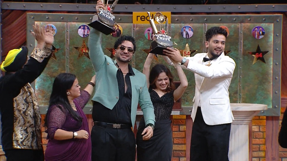 Laughter Chefs 3 Episode July 26, 2026 Winners of the show lifting the trophy.